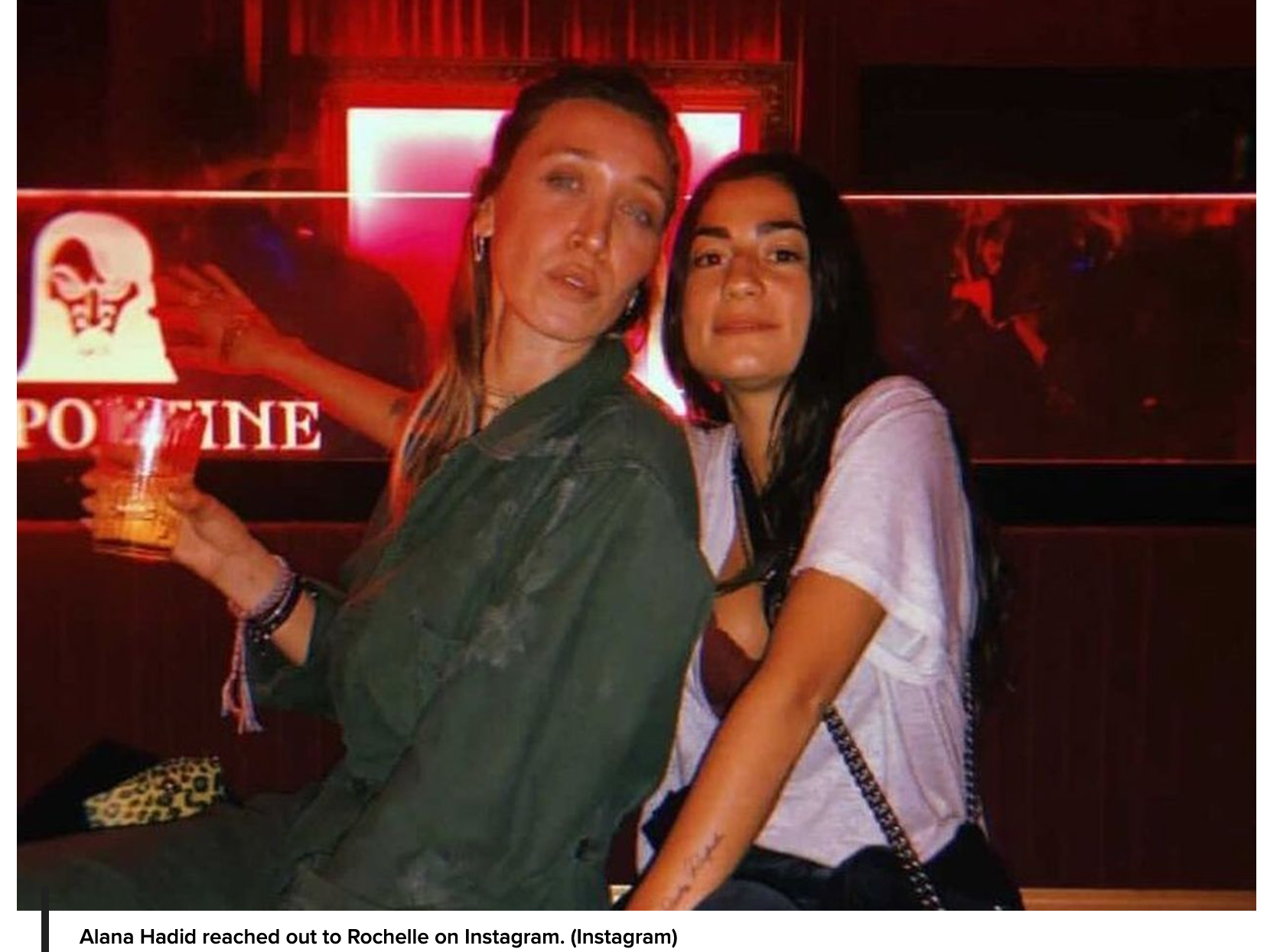 Rochelle didn't know she was messaging a famous model. Then A-listers started wearing her designs