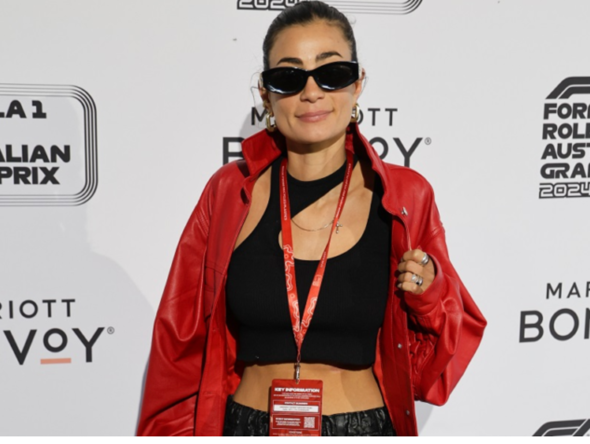 Australian Designer ‘Rocky Rafaela’ shows off her cutting edge designs at the AusGP as worn previously by Gigi Hadid, Paris Hilton and Due Lipa.