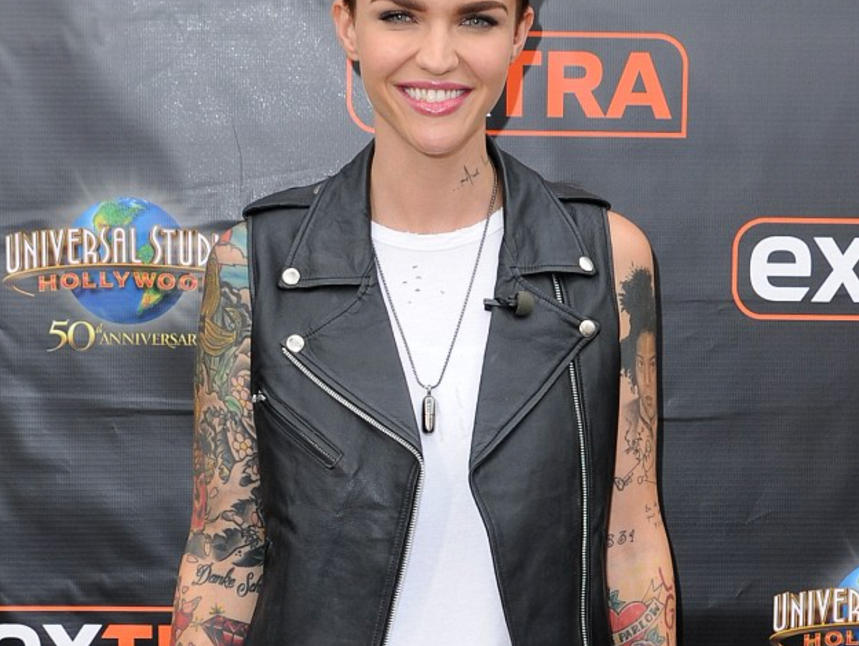 Ruby Rose wears Rocky Rafaela in Hollywood set