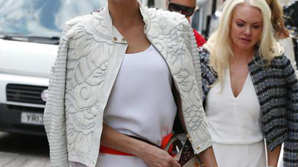 Lily Becker wears Rocky Rafaela to Victoria Beckhams Fashion Show in London