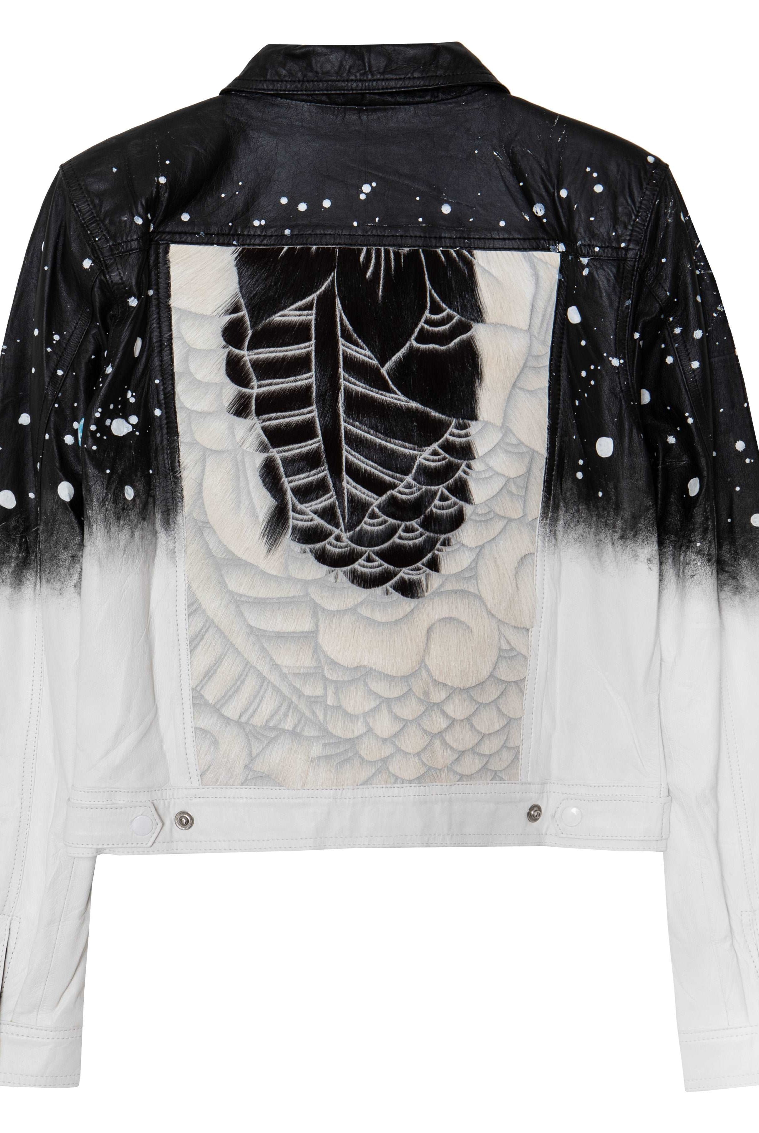 Rocky Rafaela x La Detresse Carved Paint Drop Jacket