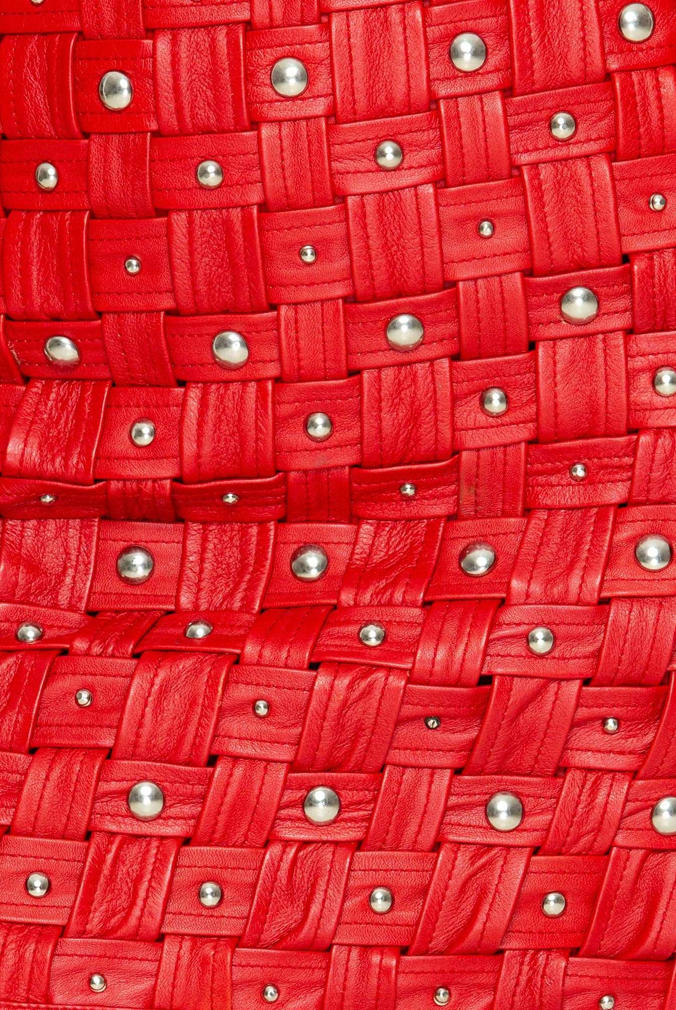 Caged Skirt Red Rocky Rafaela