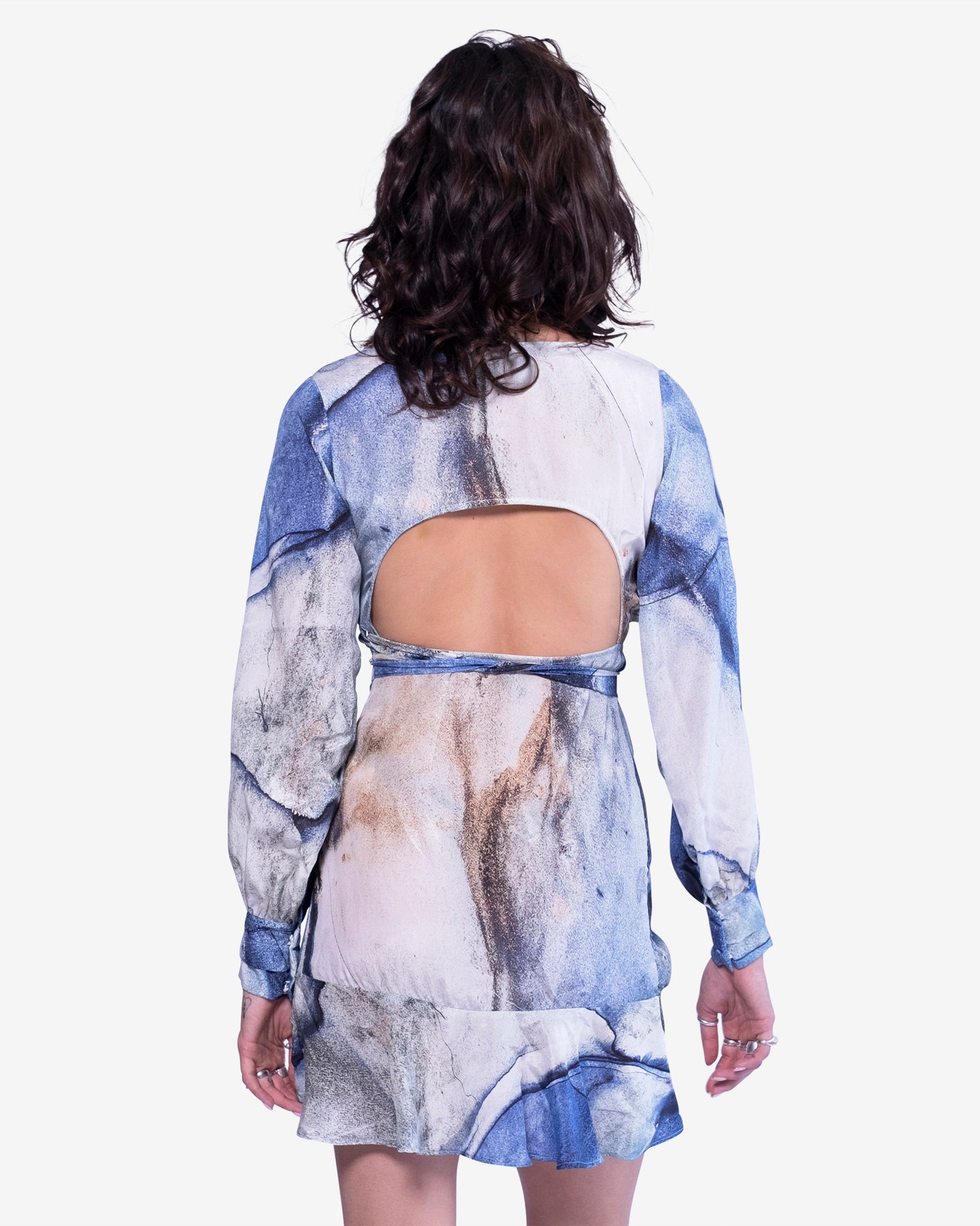 Cut Out Wrap Dress