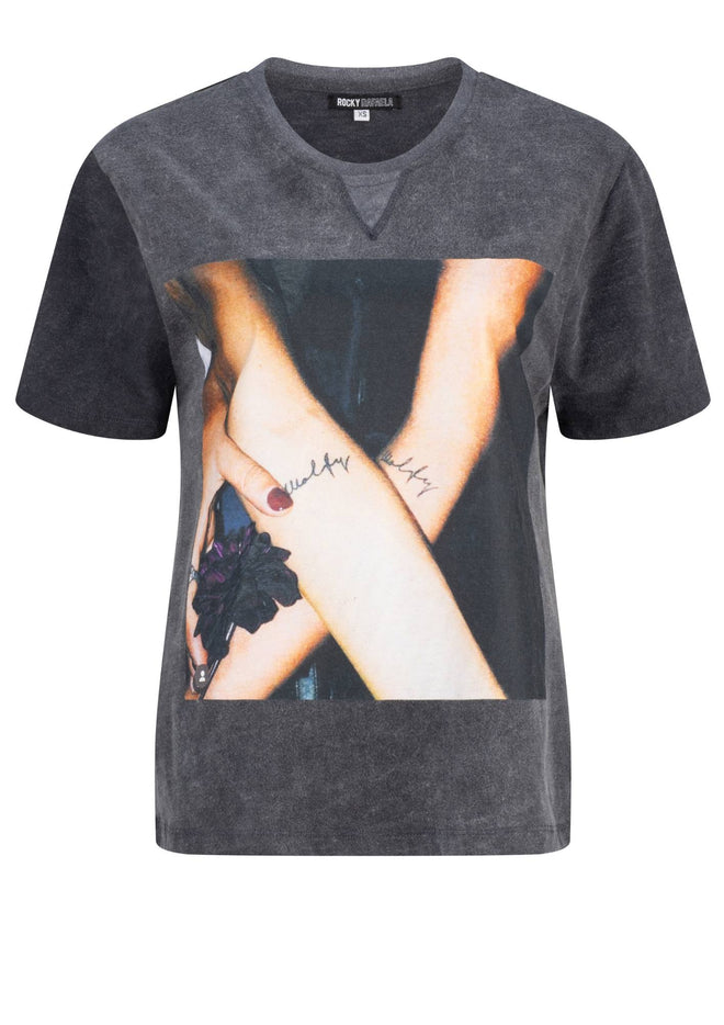 Wolfy Tee Stonewash