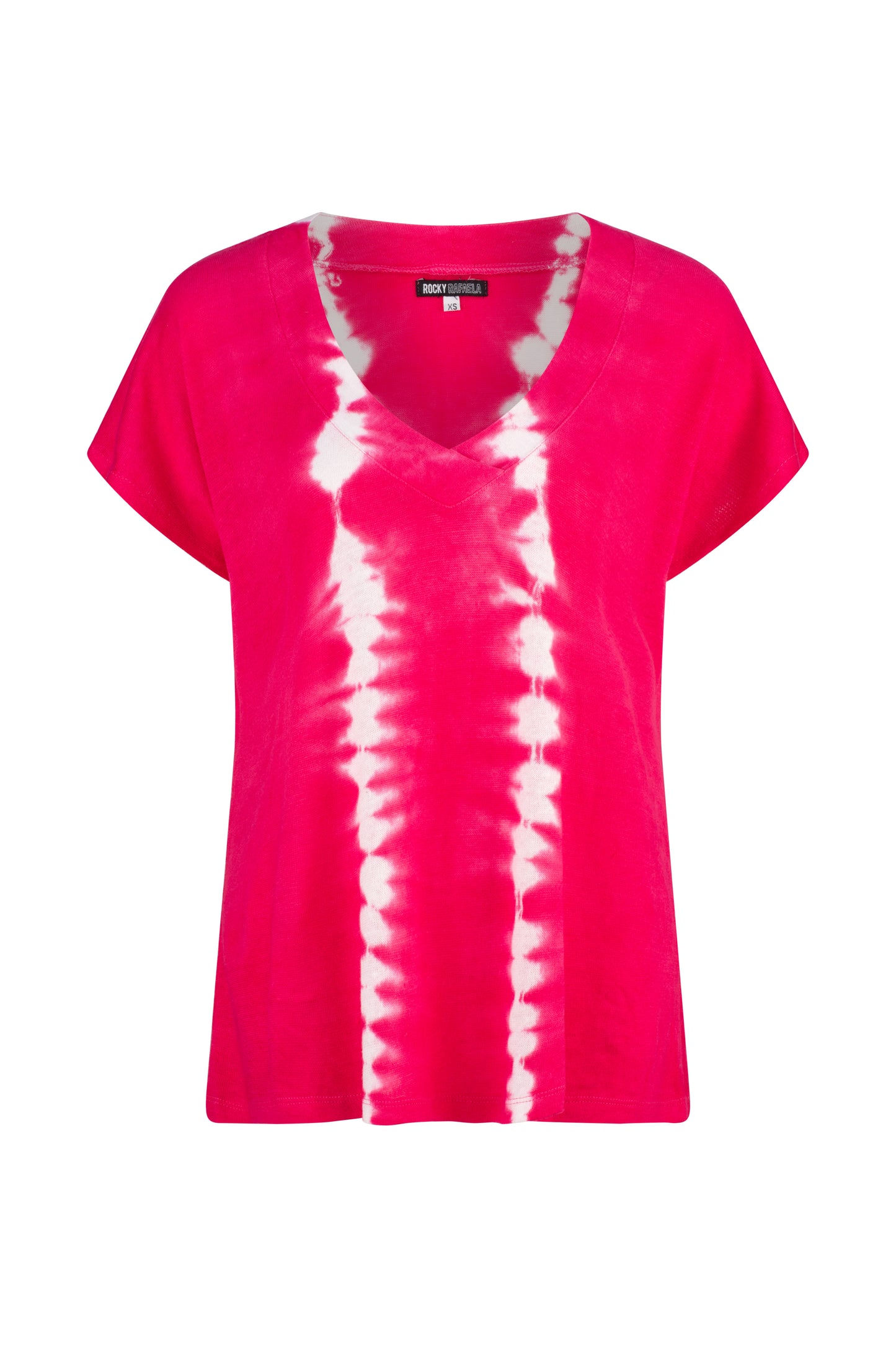 Linen V Tee Pink