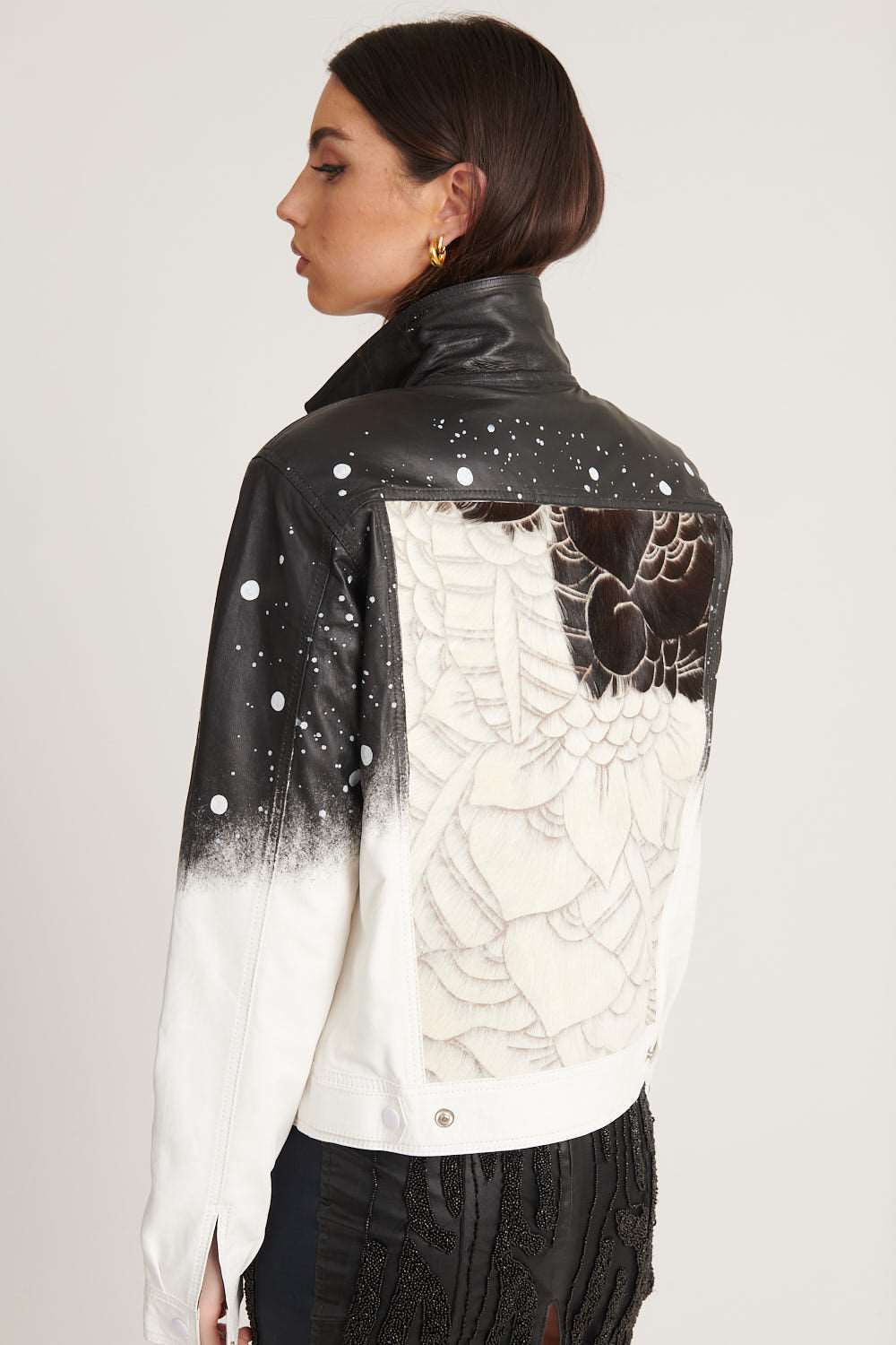 Rocky Rafaela x La Detresse Carved Paint Drop Jacket