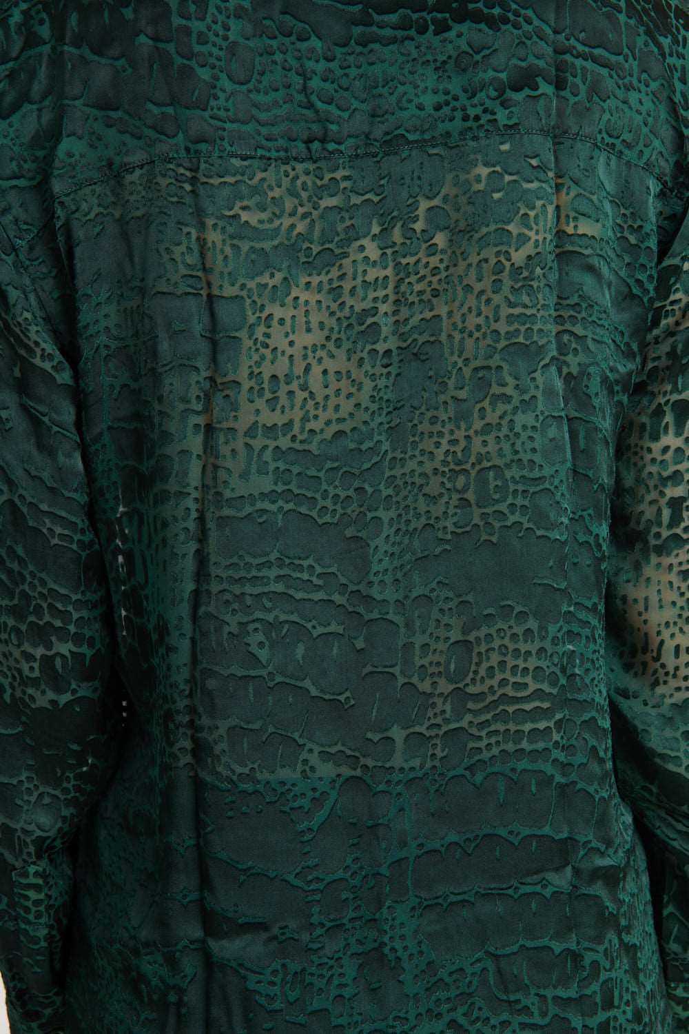 Rocky Rafaela Croc Silk Shirt Green