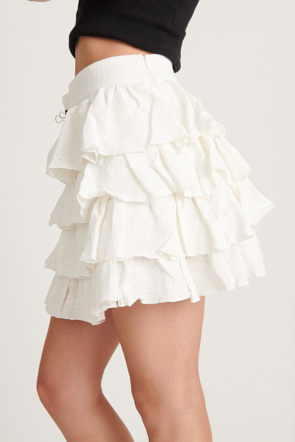 Japanese Tatami Skirt White