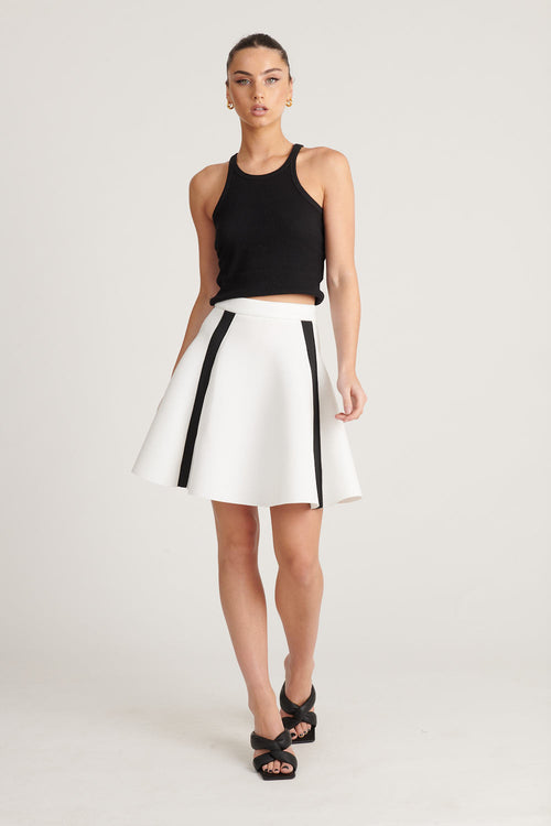 Neoprene Illusion Skirt