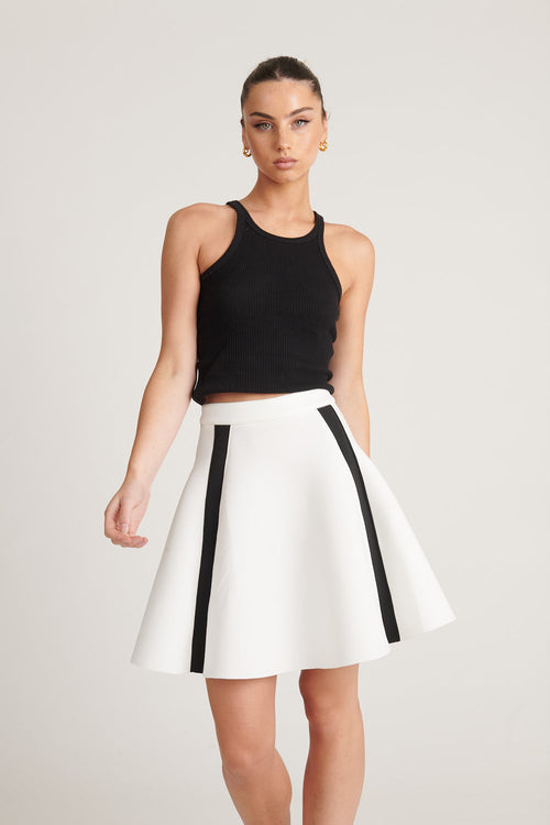 Neoprene Illusion Skirt