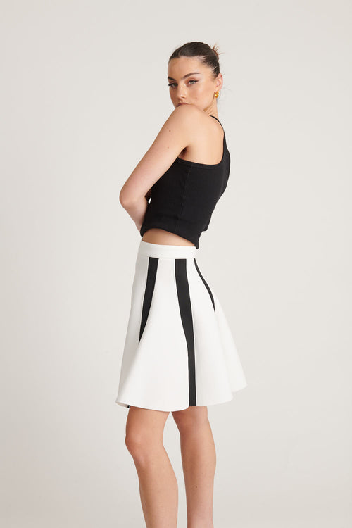 Neoprene Illusion Skirt