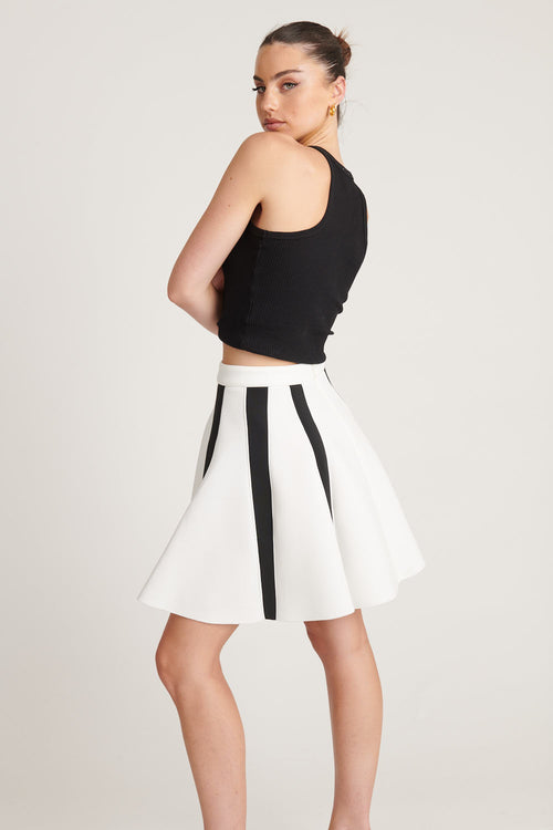 Neoprene Illusion Skirt