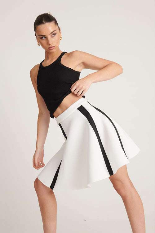 Neoprene Illusion Skirt